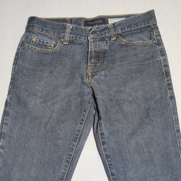 Aeropostale jeans men's size 28/30 bluish grey colour skinny fit straight leg - Picture 2 of 12
